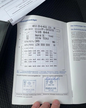 Volkswagen Amarok cena 73999 przebieg: 131274, rok produkcji 2016 z Siedlce małe 436